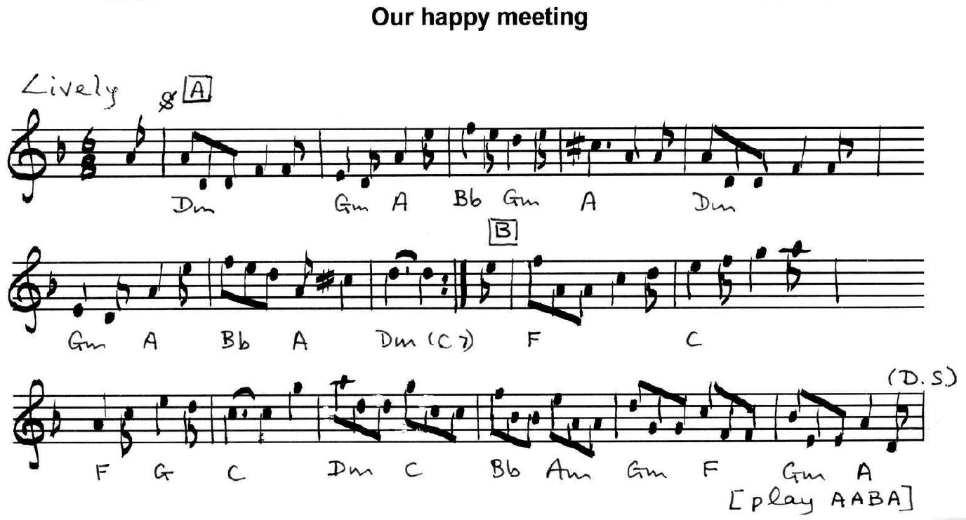 Our Happy Meeting (music)